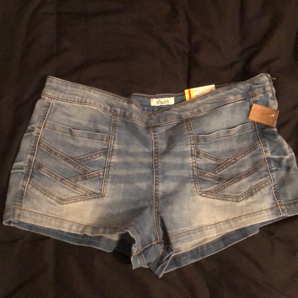 Denim shorts
